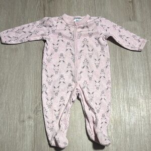 Baby mode Charming Pink Animal Print Footie for Kids